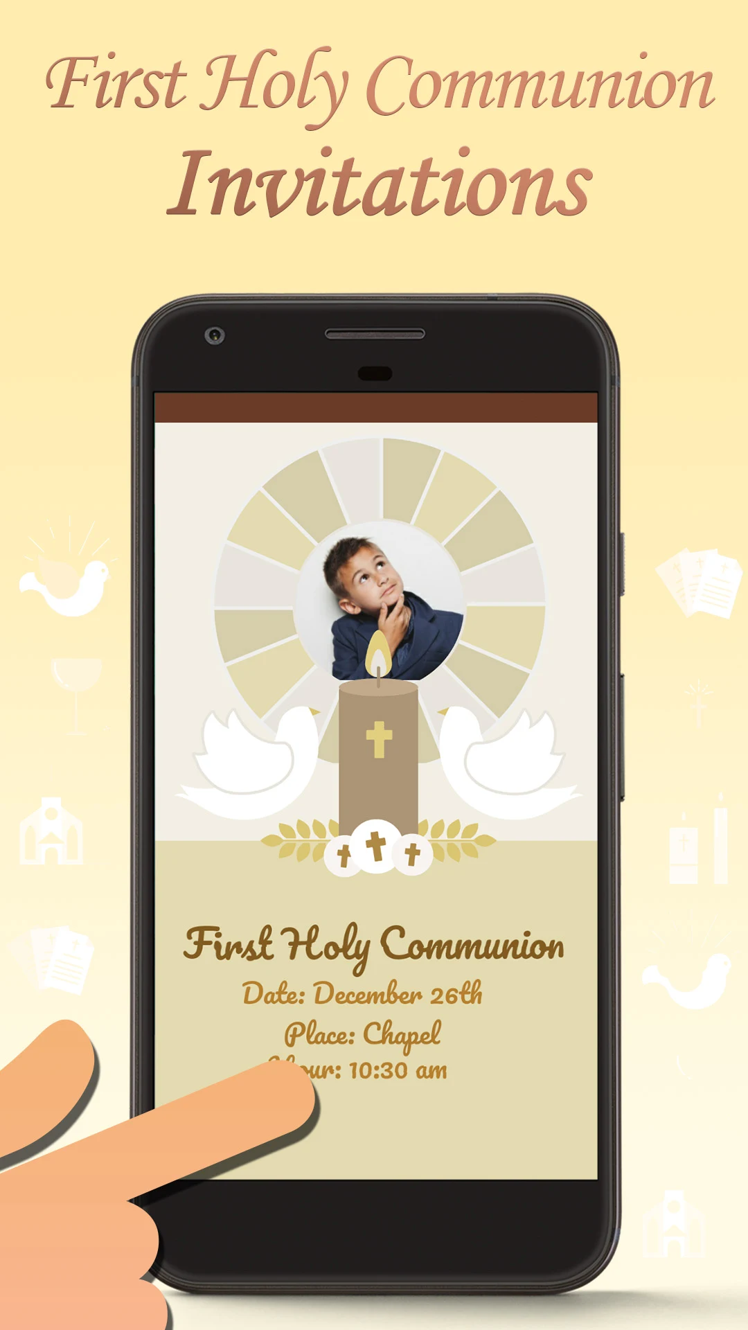 First Communion Invitations screenshot